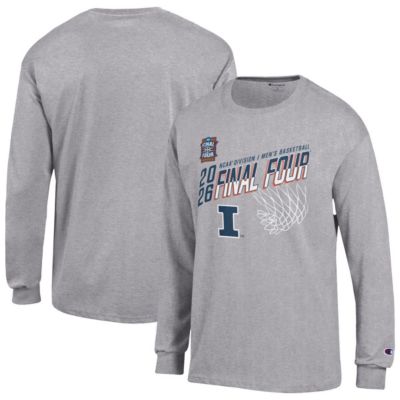 Champion NCAA Illinois Fighting Illini 2026 NCAA Basketball Tournament March Madness Final Four Long Sleeve TShirt