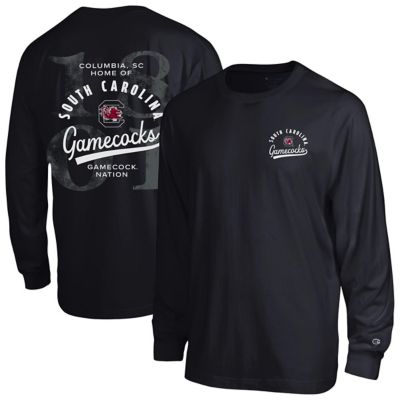 Champion Men's NCAA South Carolina Gamecocks Laminated All-Star Long Sleeve T-Shirt, Black, XL