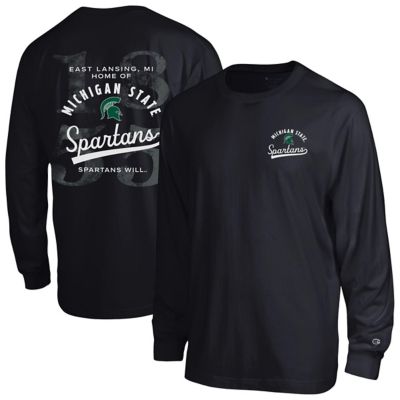 Champion Men's NCAA Michigan State Spartans Laminated All-Star Long Sleeve T-Shirt