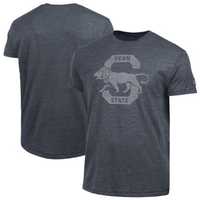Champion Men's NCAA Penn State Nittany Lions Vintage Triumph Tri-Blend T-Shirt, Navy Blue, XL