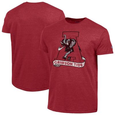 Champion Men's Alabama Crimson Tide NCAA Alabama Tide Vintage Triumph Tri-Blend T-Shirt, XL