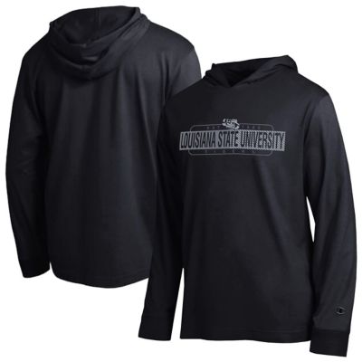 Champion Men's NCAA LSU Tigers Gradient All-Star Long Sleeve Hooded T-Shirt