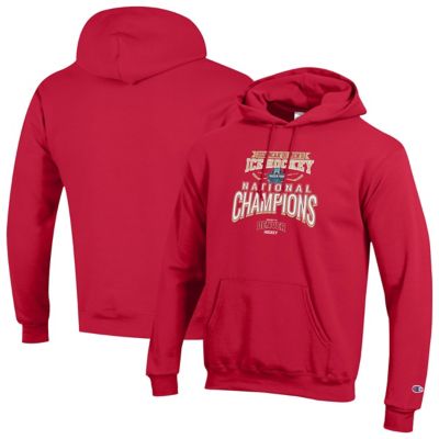 Champion Men's NCAA Denver Pioneers 2026 NCAA Frozen Four Ice Hockey National s Eco Powerblend Hoodie, Crimson, Small