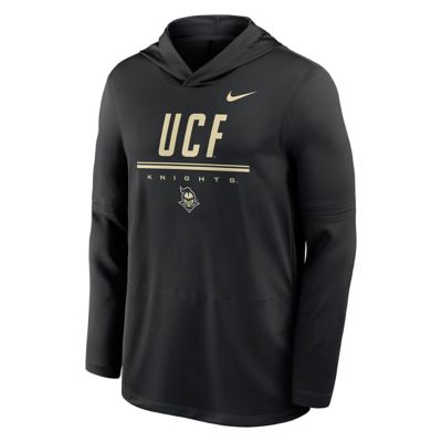 Men's NCAA Nike UCF Knights 2026 Sideline Lightweight Dri-FIT Hoodie, Black, Small