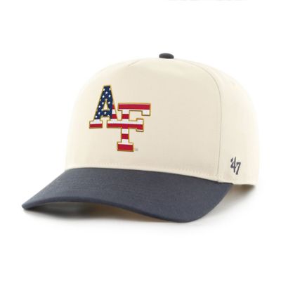 '47 Men's NCAA Natural/Navy Air Force Falcons Americana Flag Hitch Adjustable Hat