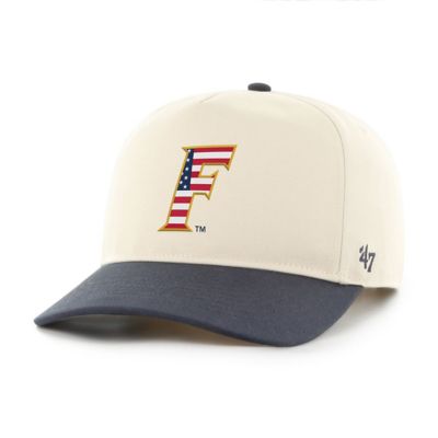 '47 Men's NCAA Natural/Navy Florida Gators Americana Flag Hitch Adjustable Hat