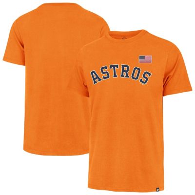 '47 Men's MLB Houston Astros U.S. Flag T-Shirt, Orange, 2XL