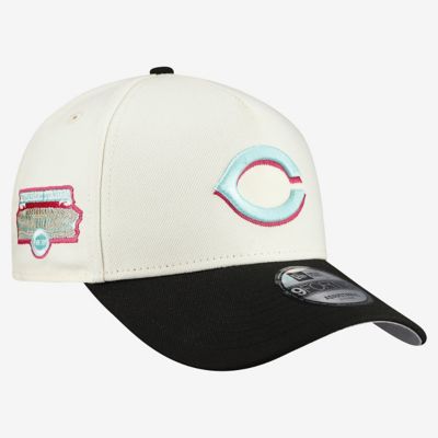 New Era Men's MLB Cincinnati Reds Stadium Chrome 9FORTY A-Frame Adjustable Hat