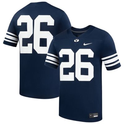 Men's NCAA Nike #26 BYU Cougars Home Replica Football Jersey