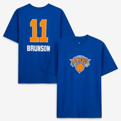 Men's NBA Fanatics Jalen Brunson New York Knicks Big & Tall Name & Number T-Shirt