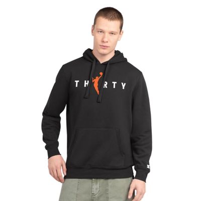 Starter Men's WNBA Golden State Valkyries 30th Anniversary Pitcher Pullover Hoodie, Black, Small