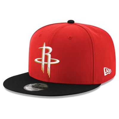 New Era Men's NBA Red/Black Houston Rockets 9FIFTY Snapback Hat