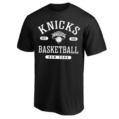 Profile Men's NBA New York Knicks Big & Tall Est. T-Shirt, Black, 5XL Tall