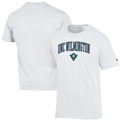 Champion Men's NCAA UNC Wilmington Seahawks Campus T-Shirt, White