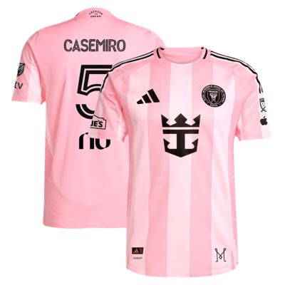 adidas Men's MLS Casemiro Light Inter Miami CF 2025 Euphoria On-Field Authentic Jersey