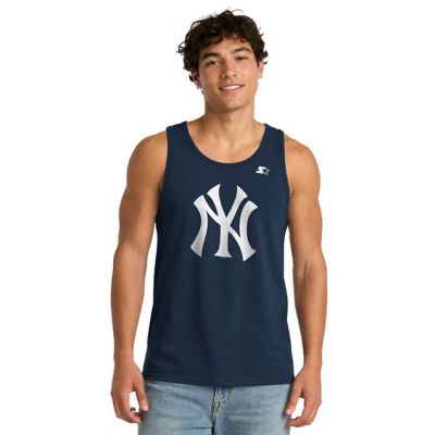 Starter Men's MLB New York Yankees Tank Top, Navy Blue, Large