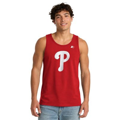 Starter Men's MLB Philadelphia Phillies Tank Top, Red, Medium