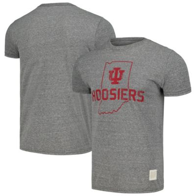 NCAA Heather Indiana Hoosiers Vintage Tri-Blend T-Shirt