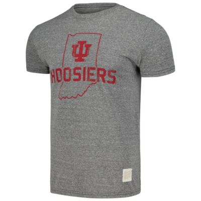 NCAA Heather Indiana Hoosiers Vintage Tri-Blend T-Shirt