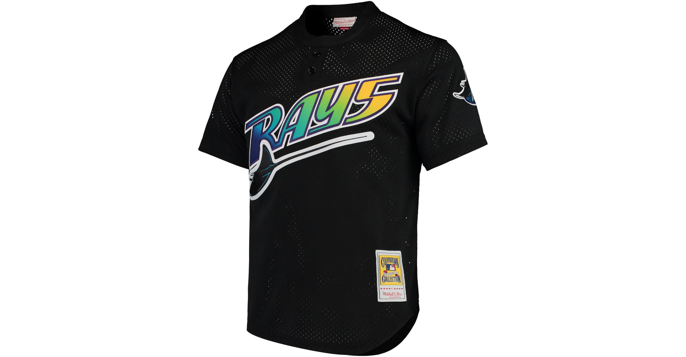 MLB Wade Boggs Tampa Bay Rays Cooperstown Collection 1991 Mesh Batting Practice Jersey