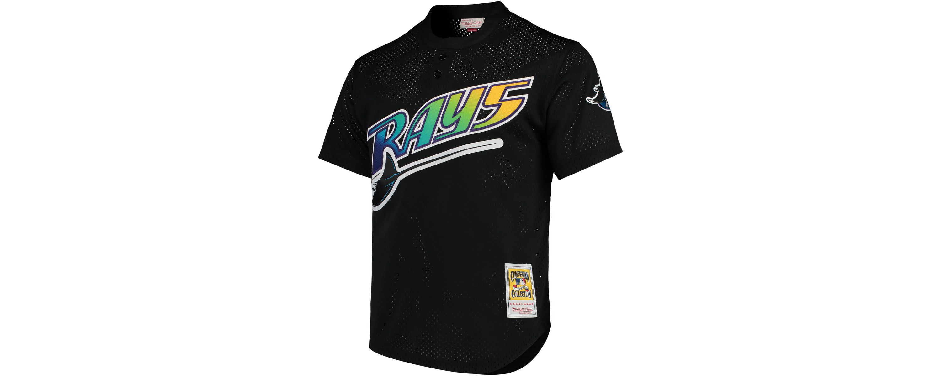MLB Wade Boggs Tampa Bay Rays Cooperstown Collection 1991 Mesh Batting Practice Jersey