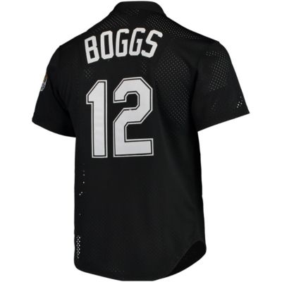 MLB Wade Boggs Tampa Bay Rays Cooperstown Collection 1991 Mesh Batting Practice Jersey