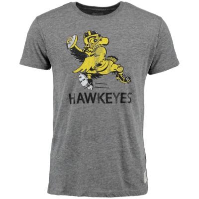 NCAA Heather Iowa Hawkeyes Vintage Tri-Blend T-Shirt