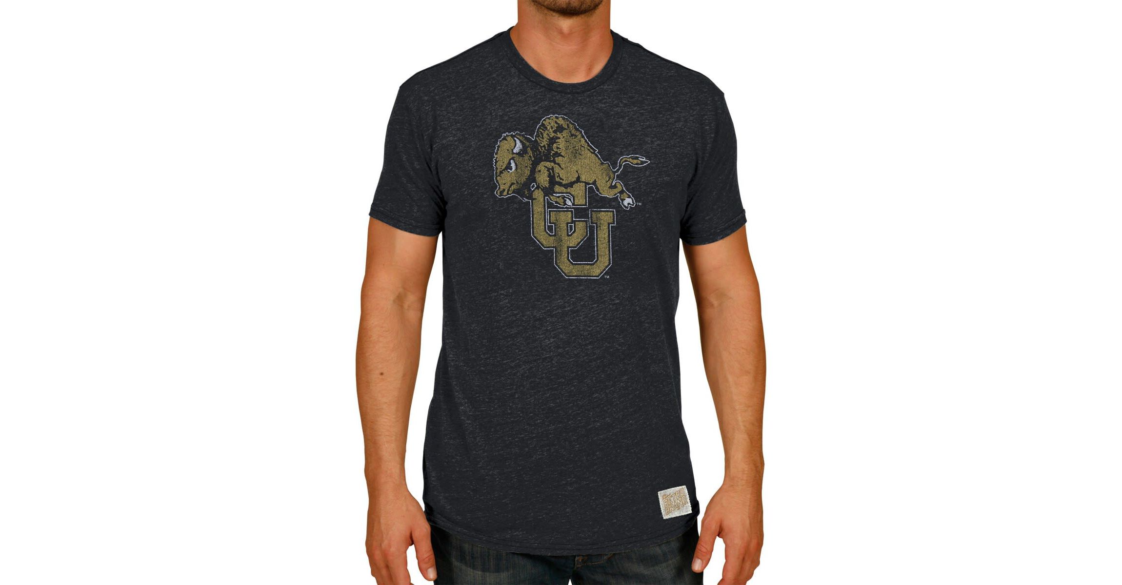 NCAA Colorado Buffaloes Vintage Tri-Blend Logo T-Shirt