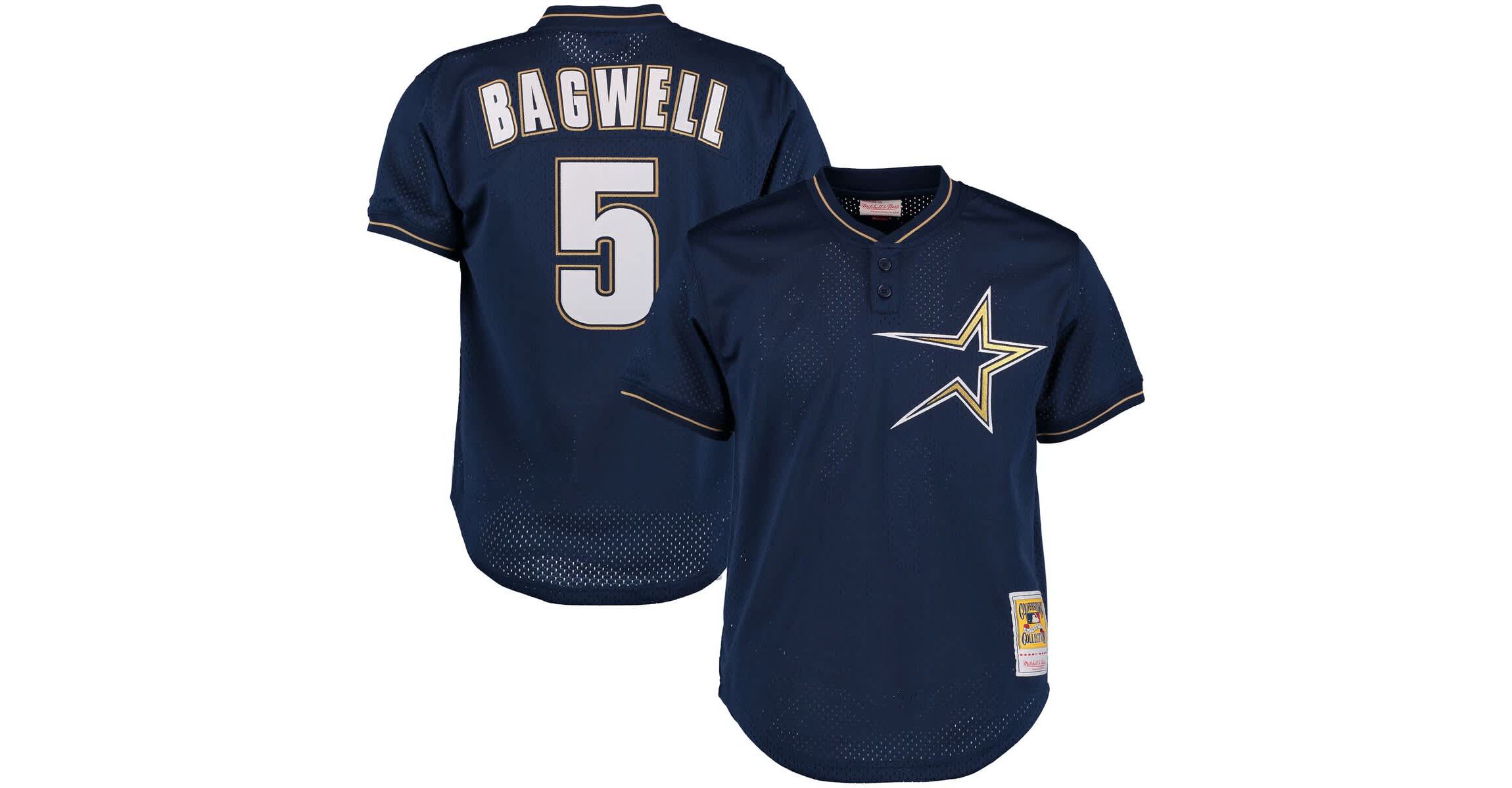 MLB Jeff Bagwell Houston Astros Cooperstown 1997 Mesh Batting Practice Jersey