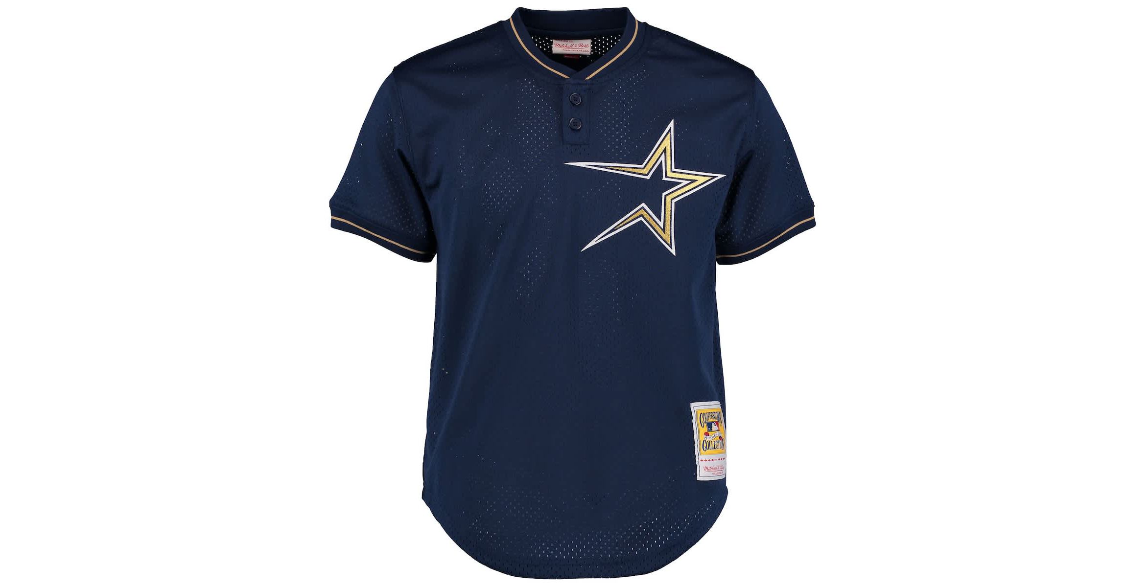 MLB Jeff Bagwell Houston Astros Cooperstown 1997 Mesh Batting Practice Jersey