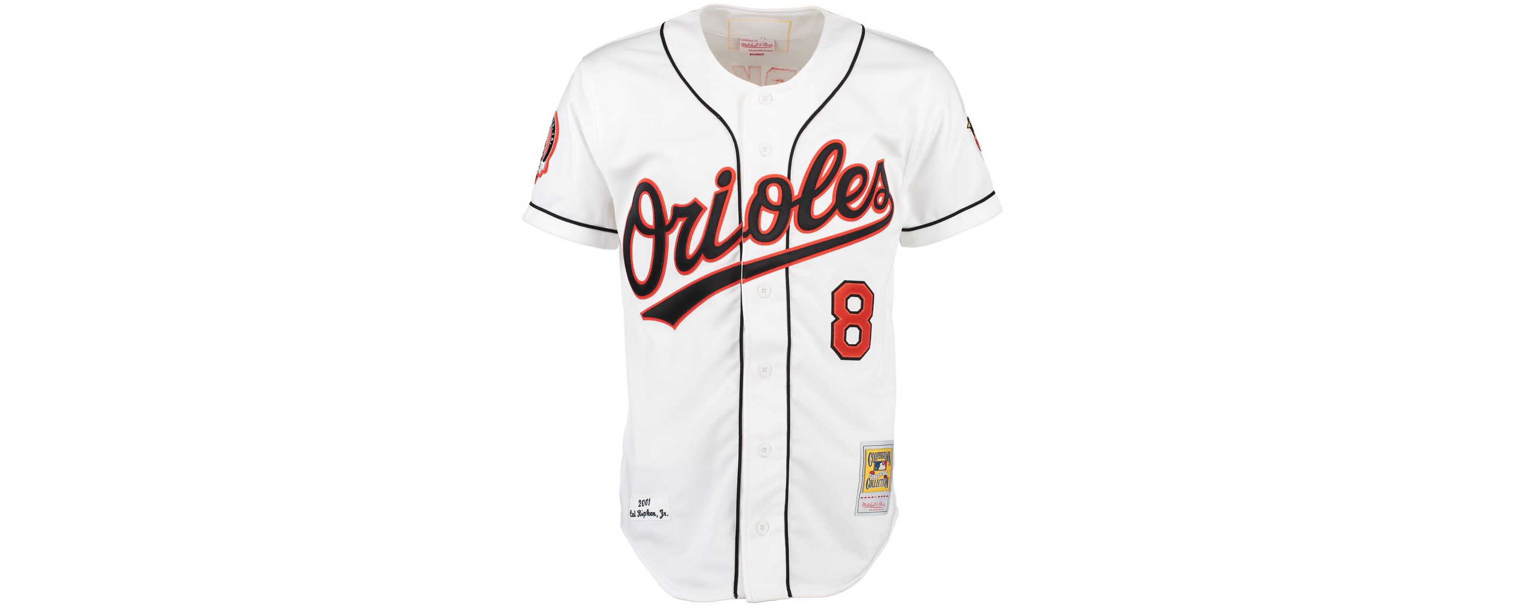MLB Cal Ripken Baltimore Orioles Home Authentic Jersey