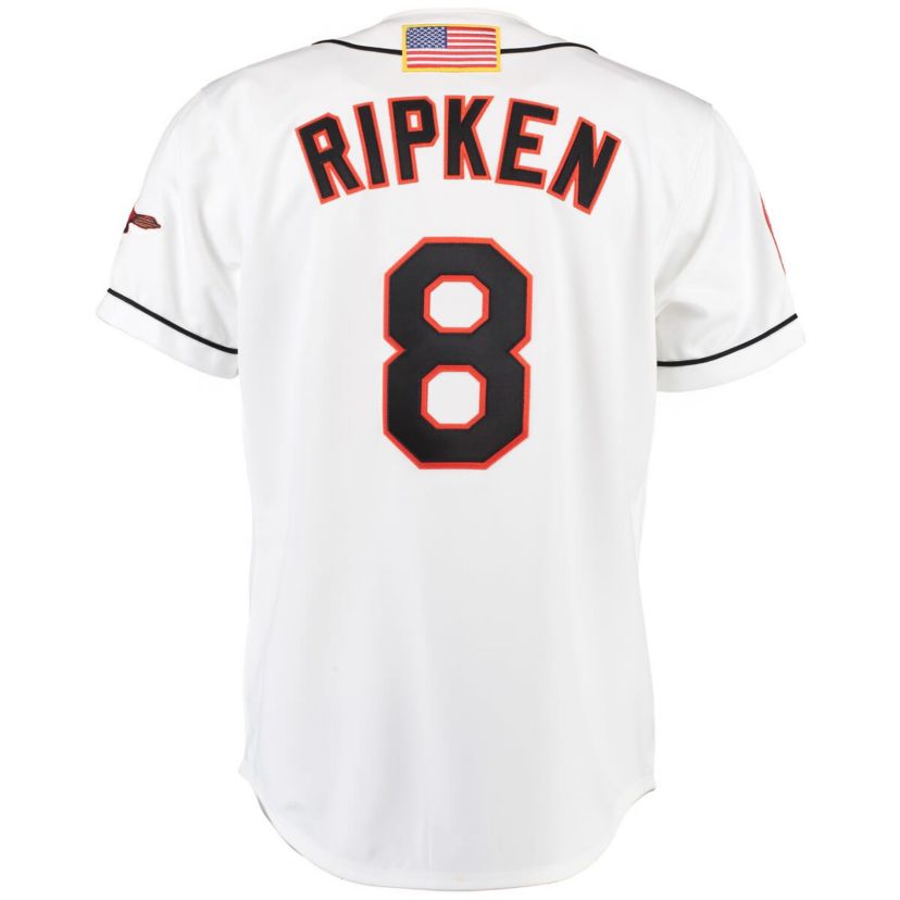 MLB Cal Ripken Baltimore Orioles Home Authentic Jersey