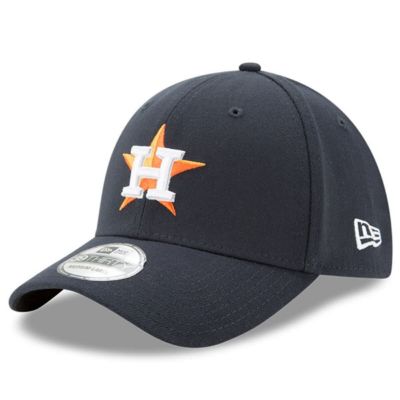 New Era Men's MLB Houston Astros Button Team Classic 39THIRTY Flex Hat