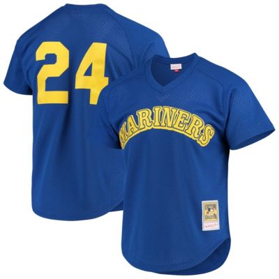 MLB Ken Griffey Jr. Seattle Mariners Cooperstown Mesh Batting Practice Jersey