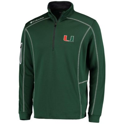 Miami (FL) Hurricanes NCAA Golf Shotgun Omni-Wick Quarter-Zip Pullover Jacket