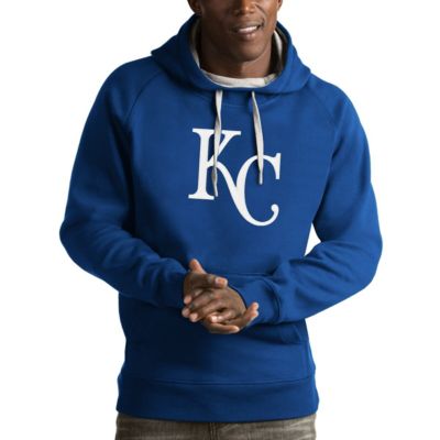 Antigua Men's MLB Kansas City Royals Victory Pullover Hoodie, 3XL