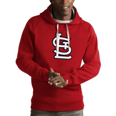 Antigua Men's MLB St. Louis Cardinals Victory Pullover Hoodie, Red, 2XL