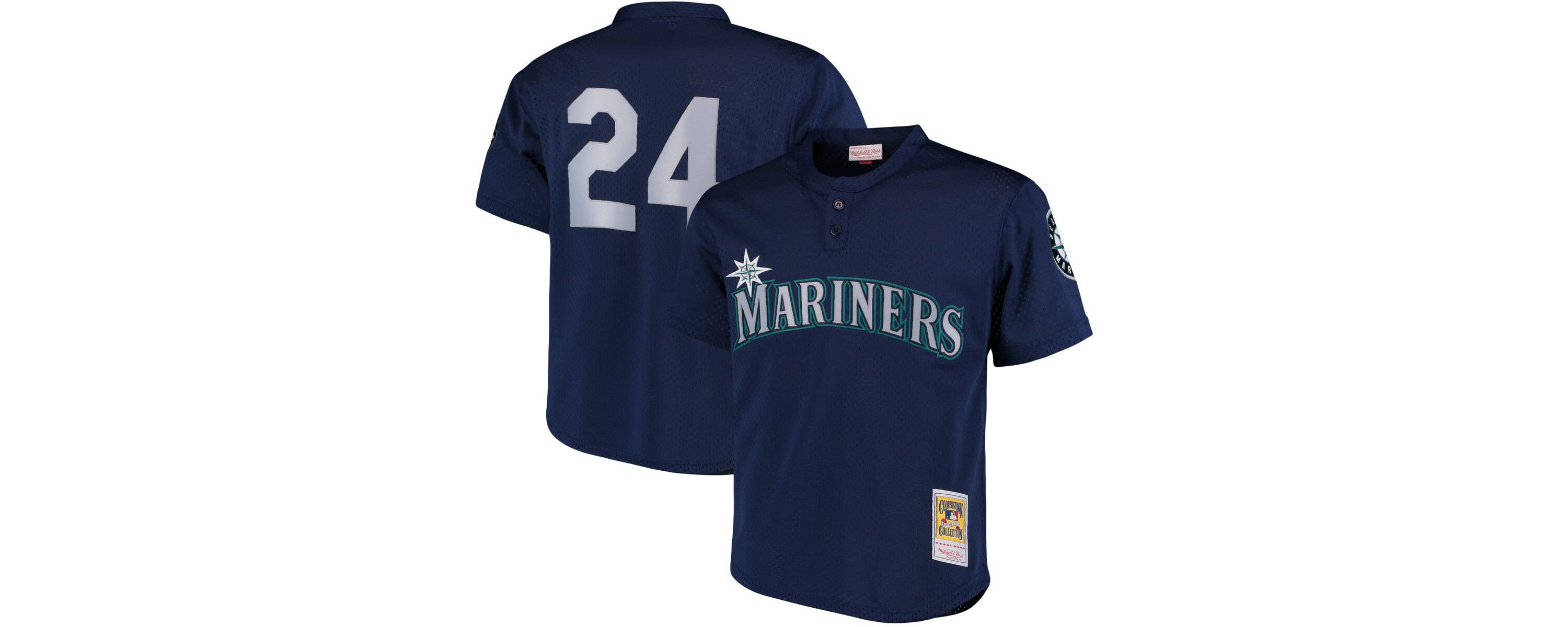 MLB Ken Griffey Jr. Seattle Mariners Cooperstown Collection Mesh Batting Practice Jersey