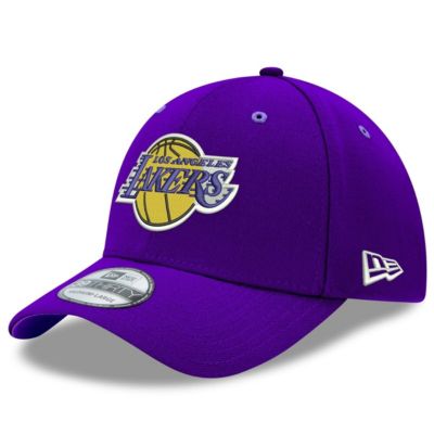 New Era Men's NBA Los Angeles Lakers Team Classic 39THIRTY Flex Hat, Purple, Small