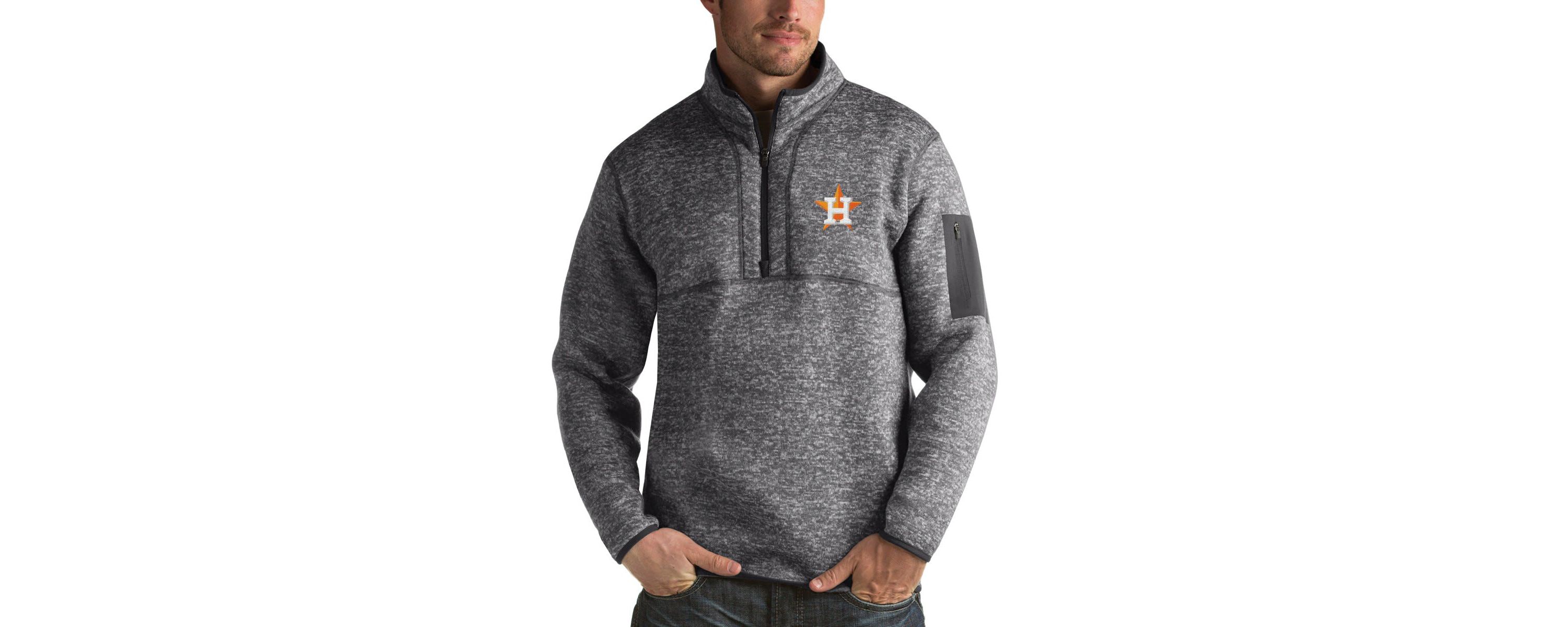 MLB ed Houston Astros Fortune Half-Zip Sweater