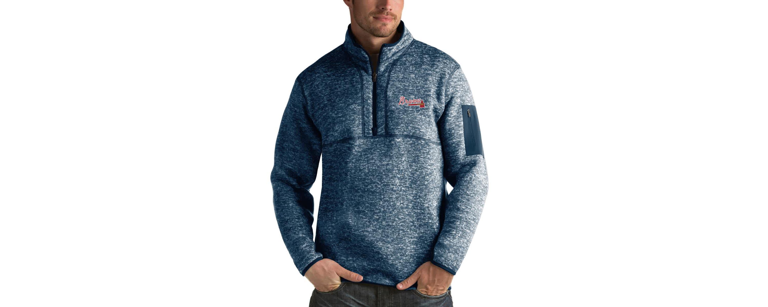 MLB ed Atlanta Braves Fortune Half-Zip Sweater