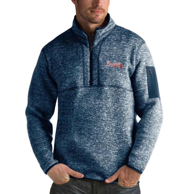 MLB ed Atlanta Braves Fortune Half-Zip Sweater