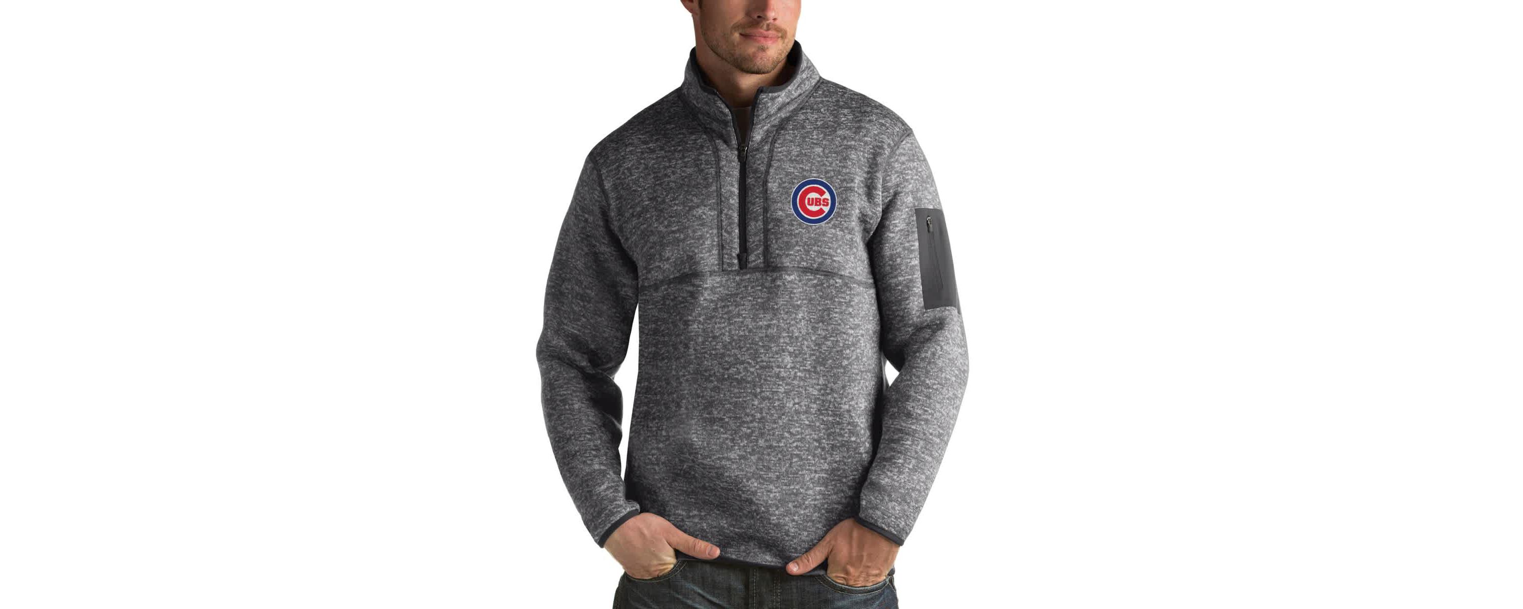 MLB ed Chicago Cubs Fortune Half-Zip Sweater