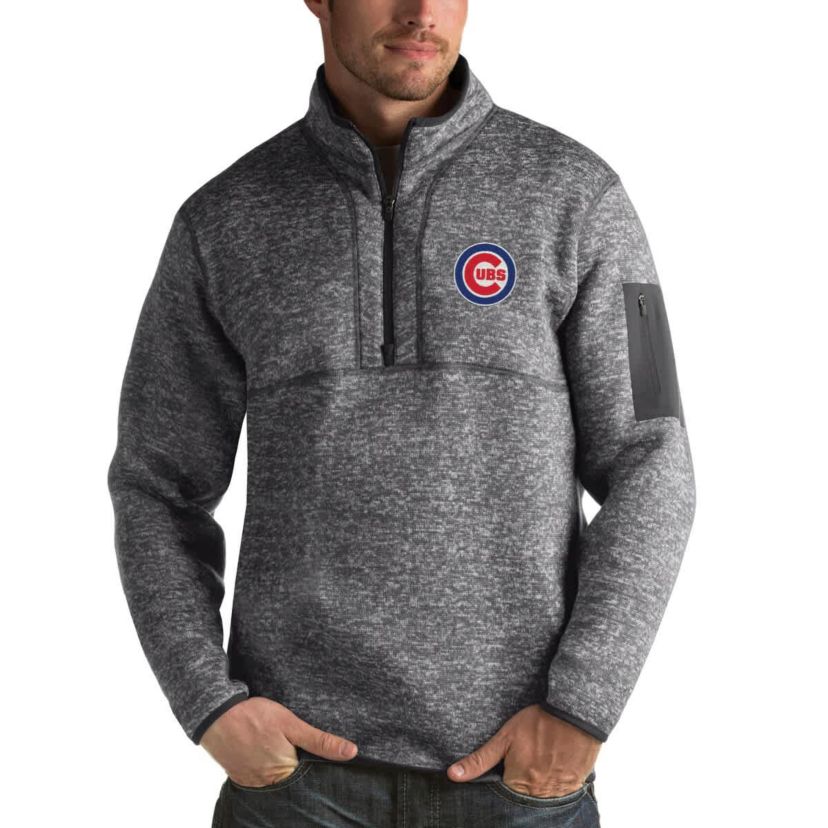 MLB ed Chicago Cubs Fortune Half-Zip Sweater