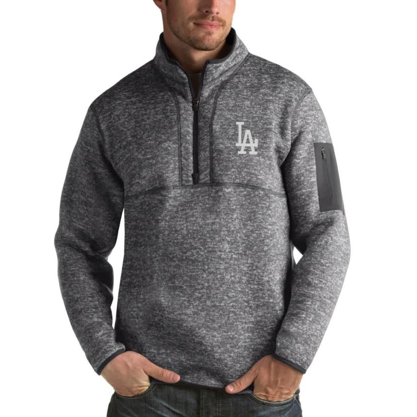 MLB ed Los Angeles Dodgers Fortune Half-Zip Sweater