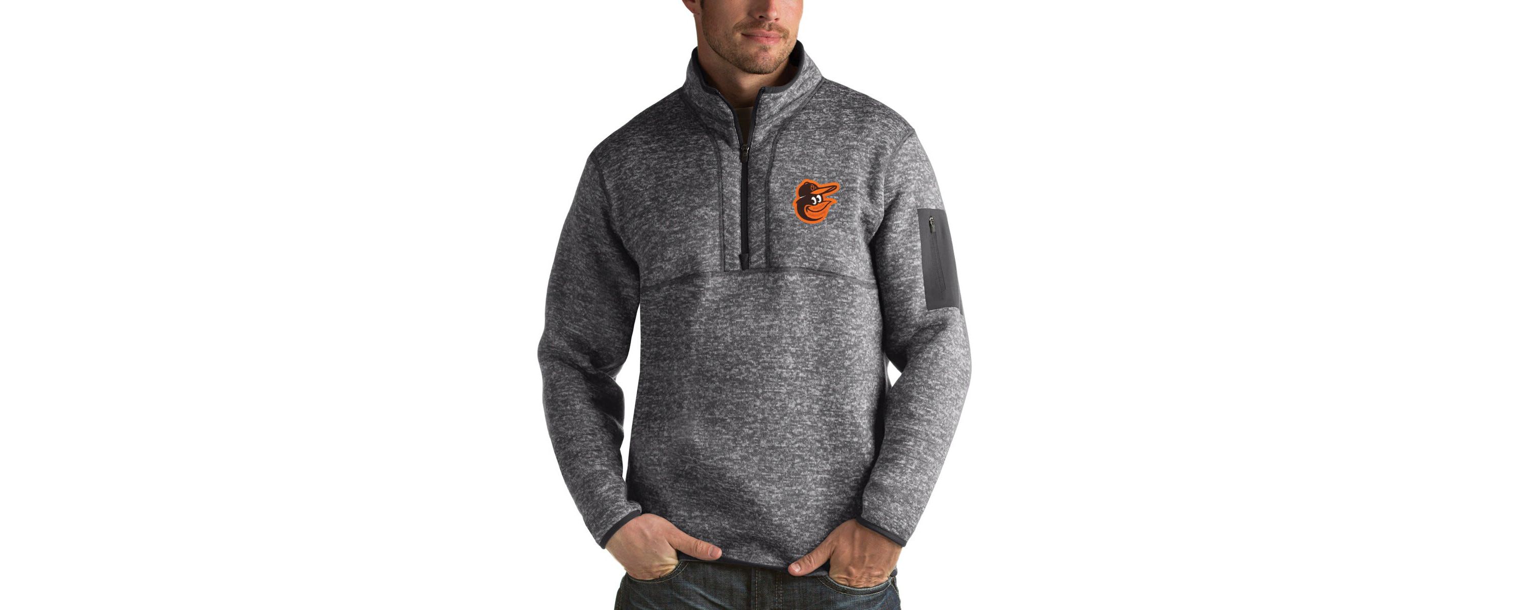 MLB ed Baltimore Orioles Fortune Half-Zip Sweater