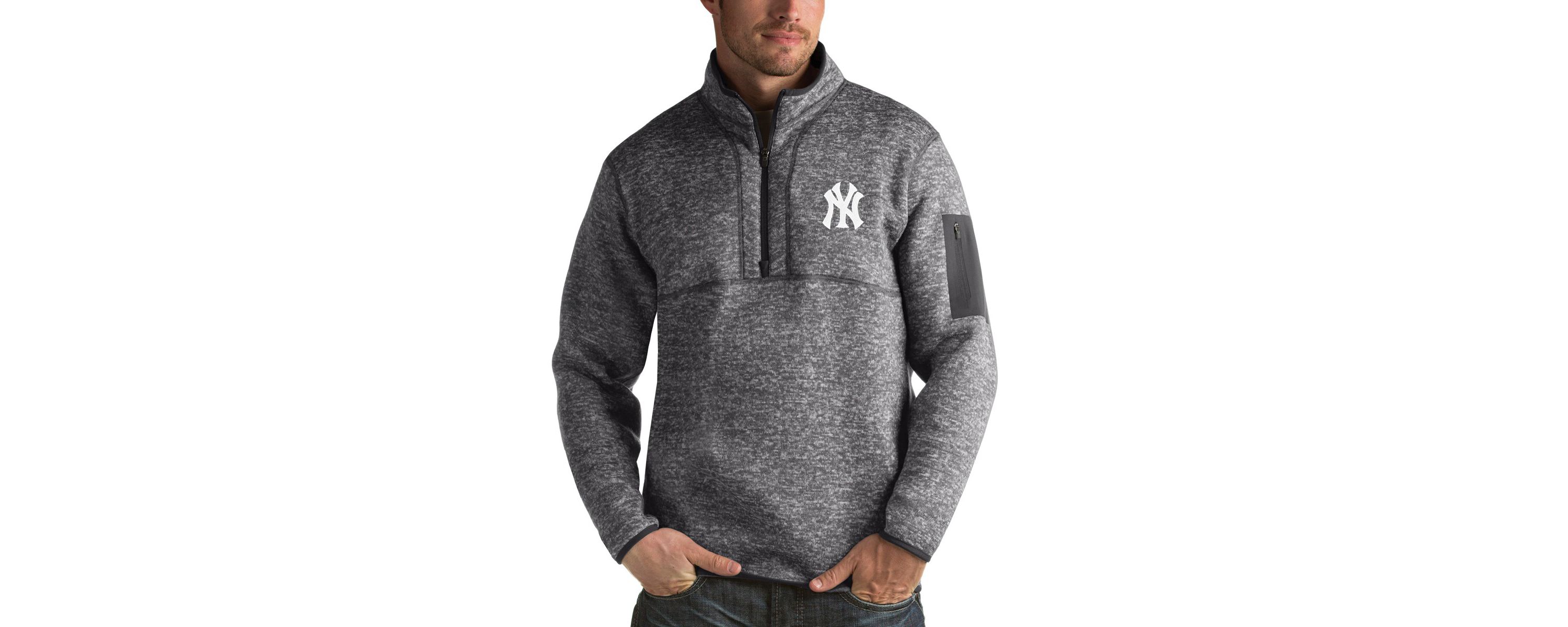 MLB ed New York Yankees Fortune Half-Zip Sweater