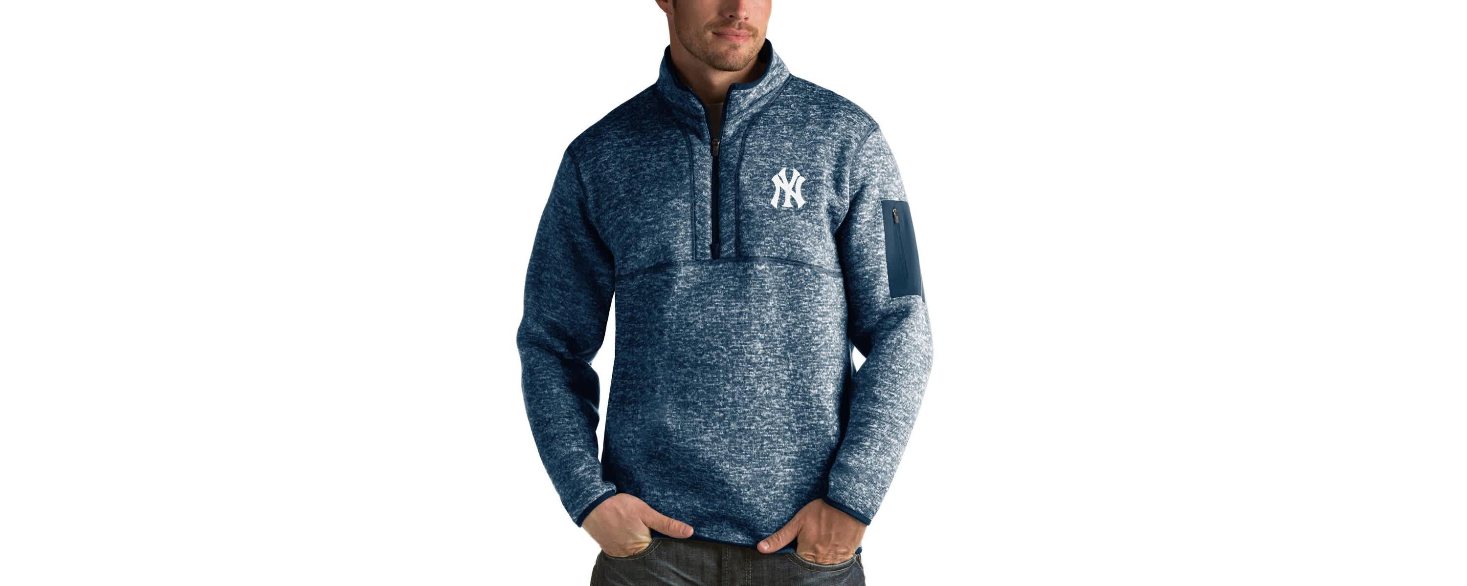 MLB ed New York Yankees Fortune Half-Zip Sweater
