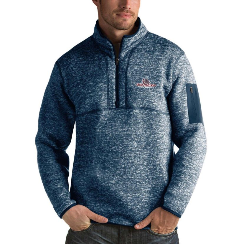 Gonzaga University Bulldogs NCAA Gonzaga Bulldogs Fortune Half-Zip Sweatshirt