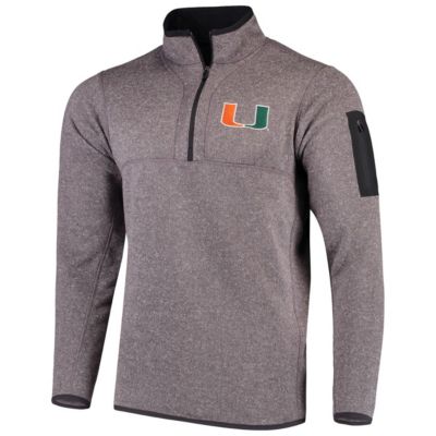 Miami (FL) Hurricanes NCAA Fortune Half-Zip Sweatshirt